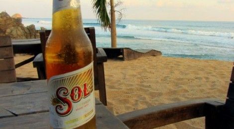 best beaches in the world, A beer with a view of the ocean