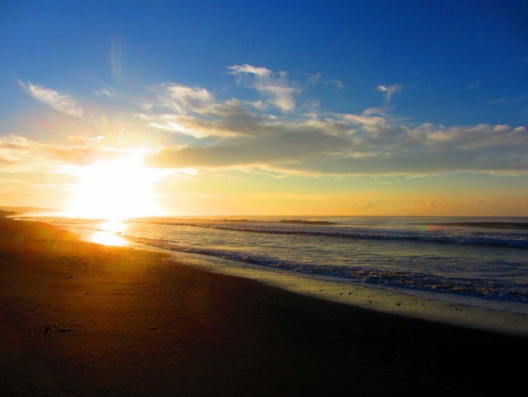 Sunrise over the Pacific