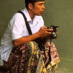 Ubud Man with camera