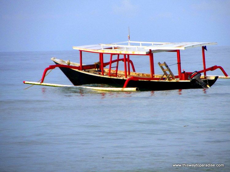 Boat on Gili Trawangan