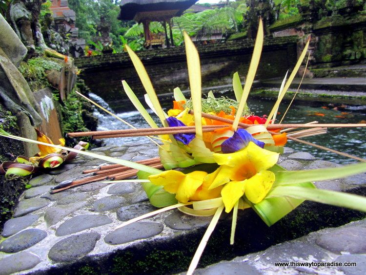 Offering in Bali