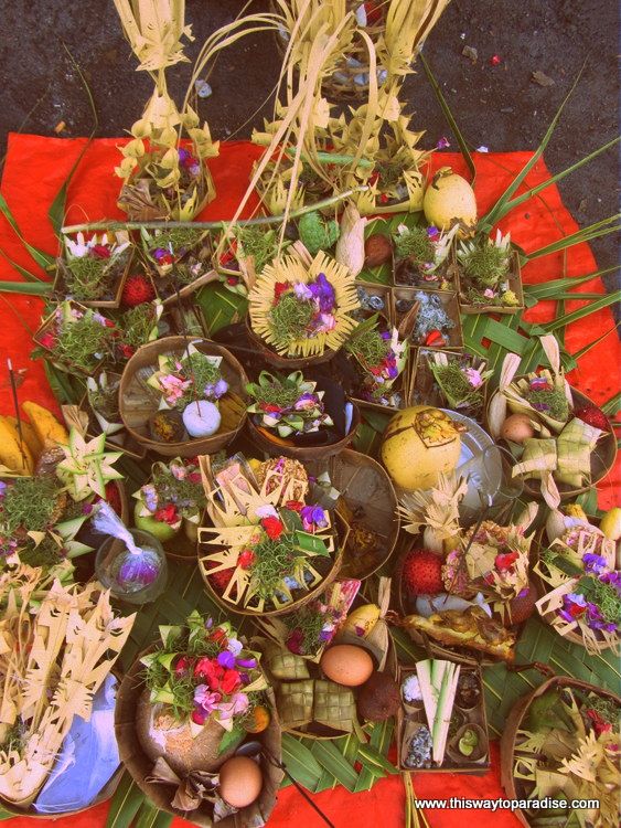 Offering in Bali