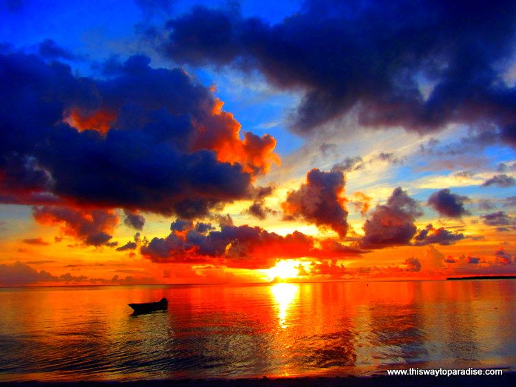 Sunset on Kai Island