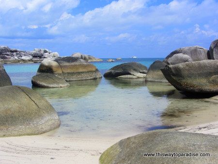 Tanjung Tinggi Beach, Belitung, Best Beach in the world