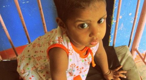 Baby in orphange in Sri Lanka