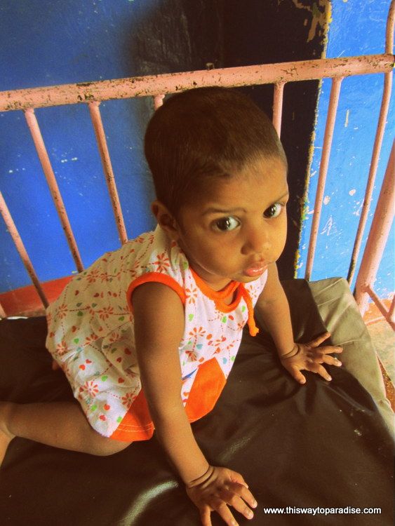 Baby in orphange in Sri Lanka