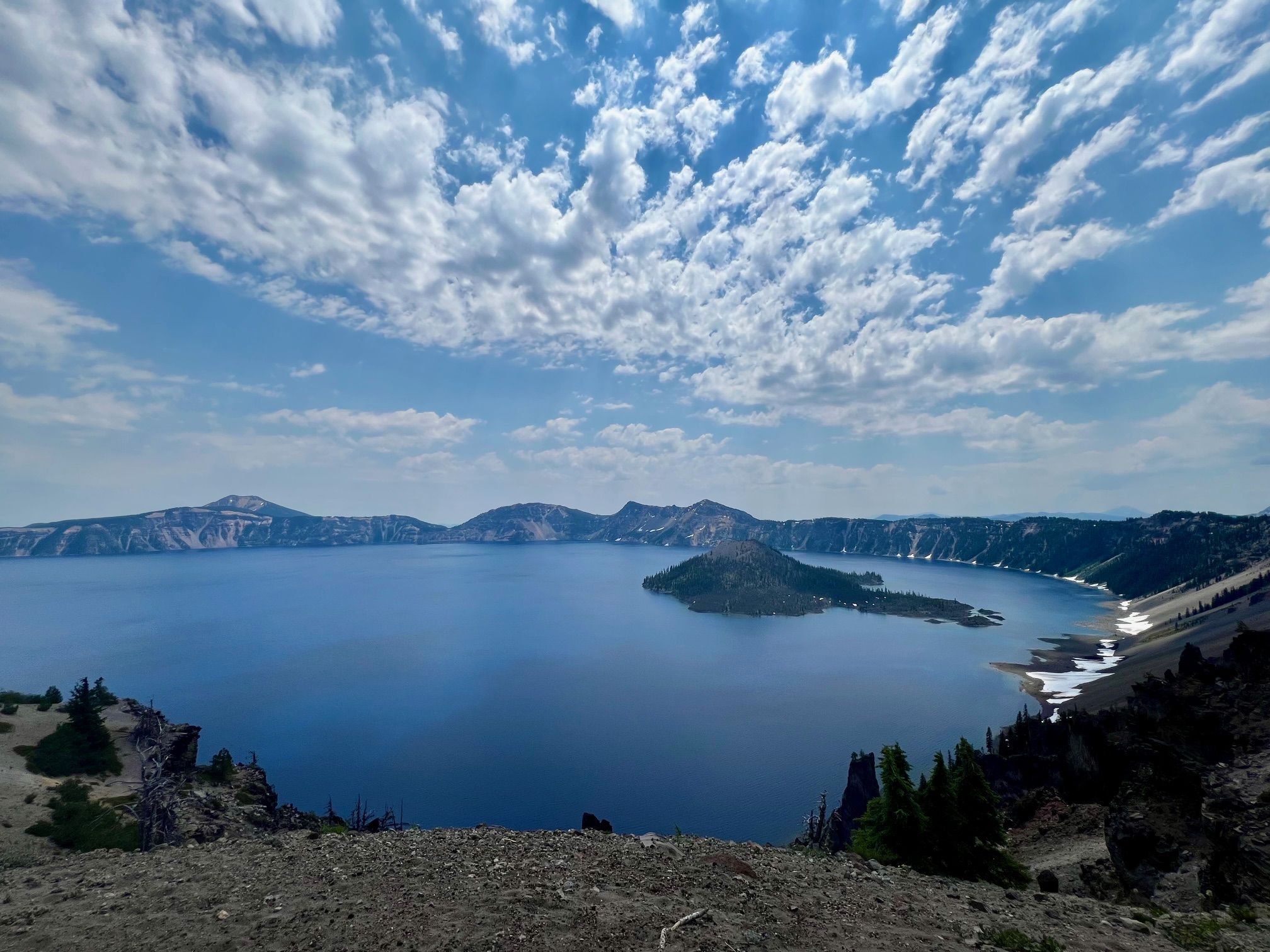 Palisade Point Crater Lake